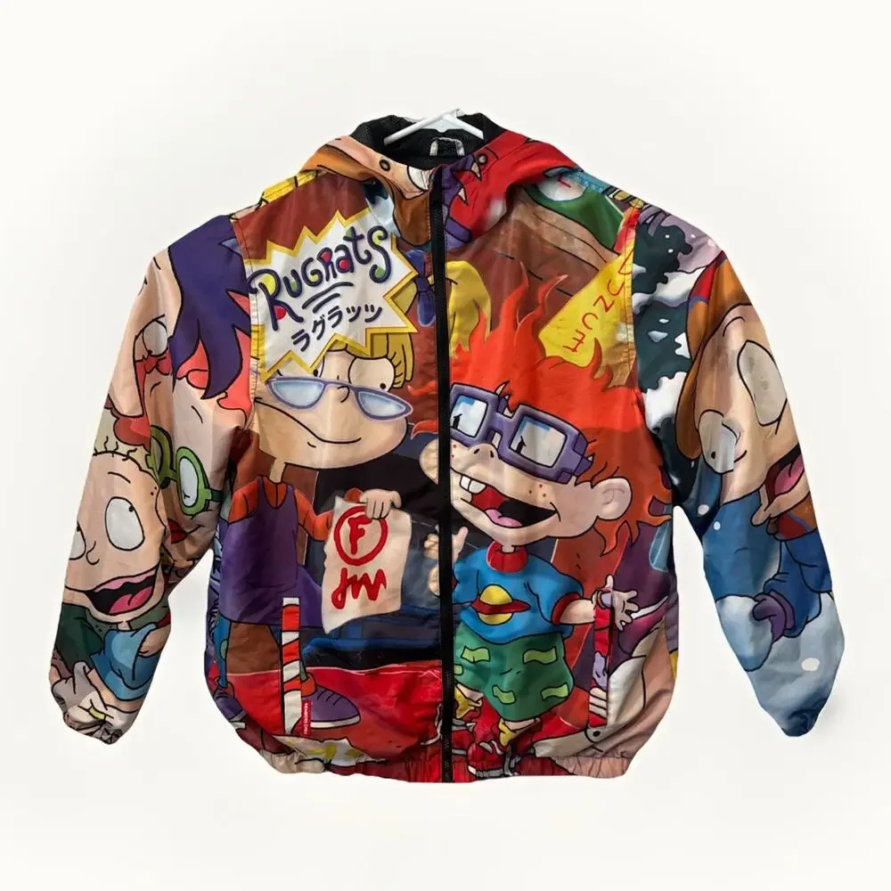 Members Only Nickelodeon Rugrats Windbreaker‎ Jacket Men’s Size L